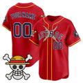 Custom Houston Astros x One Piece Red HeidiMiller Vapor Premier Limited Jersey - Stitched