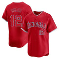 Los Angeles Angels #12 Jorge Soler Player Red HeidiMiller Home Limited Stitched Jerseys