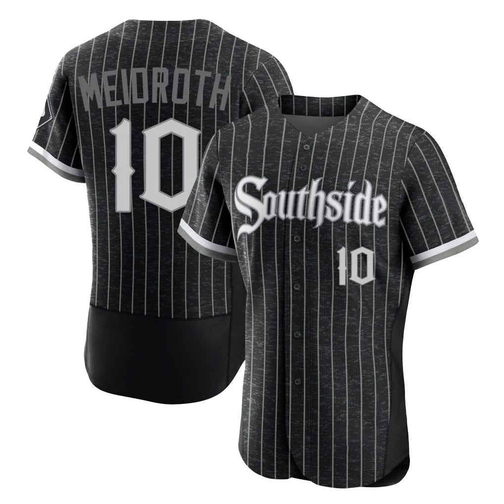 Chicago White Sox #10 Chase Meidroth Player Black HeidiMiller City Connect Limited Elite Home Stitched Jerseys
