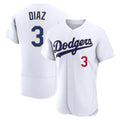 Los Angeles Dodgers #3 Edwin D¨ªaz Player Gold White HeidiMiller 2026 Collection Stadium Limited Elite Stitched Jerseys