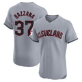 Cleveland Guardians #37 Travis Bazzana Player Gray HeidiMiller Road Limited Elite Home Stitched Jerseys