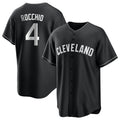Cleveland Guardians #4 Brayan Rocchio Player Black HeidiMiller Home Game Stitched Jerseys