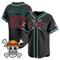Custom Arizona Diamondbacks x One Piece Black HeidiMiller Vapor Premier Limited Jersey - Stitched