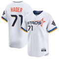 Houston Astros #71 Josh Hader Player White HeidiMiller City Connect Limited Home Stitched Jerseys