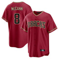Arizona Diamondbacks #8 James McCann Player Red HeidiMiller Home Game Stitched Jerseys