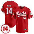 Cincinnati Reds #14 Pete Rose Player Red HeidiMiller Vapor Premier Limited Home Stitched Jerseys