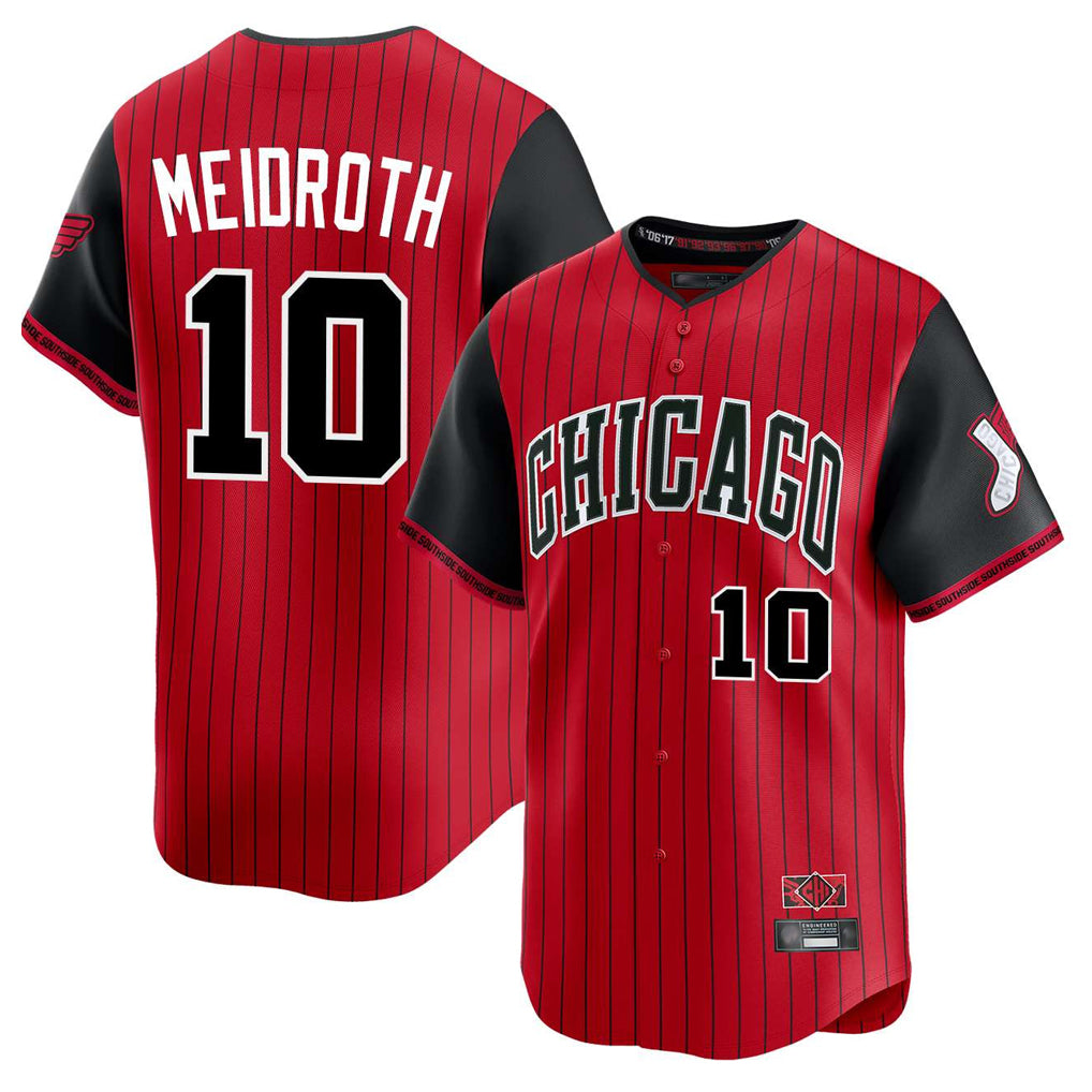 Chicago White Sox #10 Chase Meidroth Player Red HeidiMiller City Connect Limited Home Stitched Jerseys