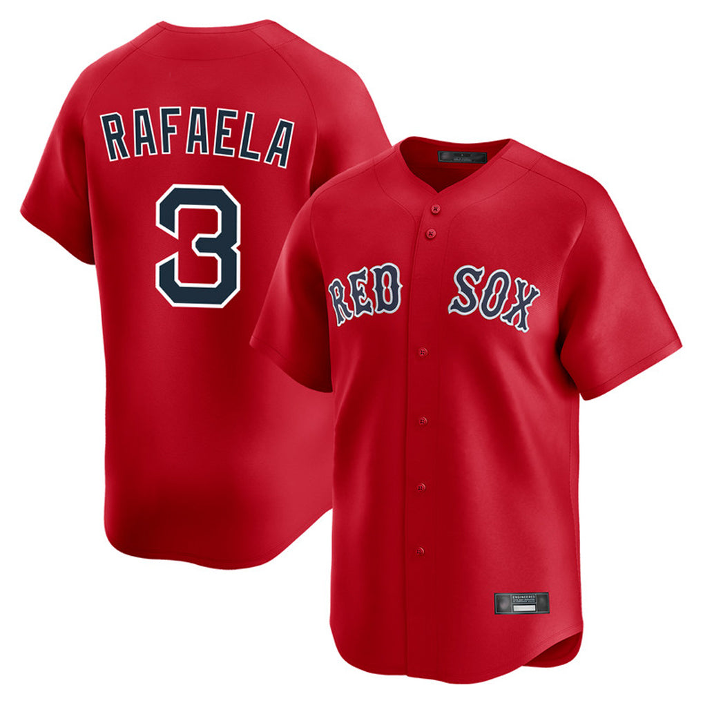 Boston Red Sox #3 Ceddanne Rafaela Player Red HeidiMiller Limited Home Game Stitched Jerseys1
