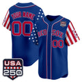 Custom Boston Red Sox America 250 Edition Vapor Premier Limited Royal HeidiMiller Stitched Jerseys