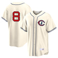 Chicago Cubs #8 Ian Happ Player Cream HeidiMiller Field of Dreams Home Game Stitched Jerseys