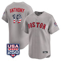 Boston Red Sox #19 Roman Anthony Player Gray HeidiMiller Road USA 250 Fourth of July Limited Home Game Stitched Jerseys
