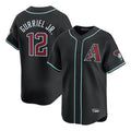 Arizona Diamondbacks #12 Lourdes Gurriel Jr Player Black HeidiMiller Limited Home Game Stitched Jerseys