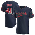 Minnesota Twins #41 Joe Ryan Player Navy HeidiMiller 60th Home Limited Elite Stitched Jerseys