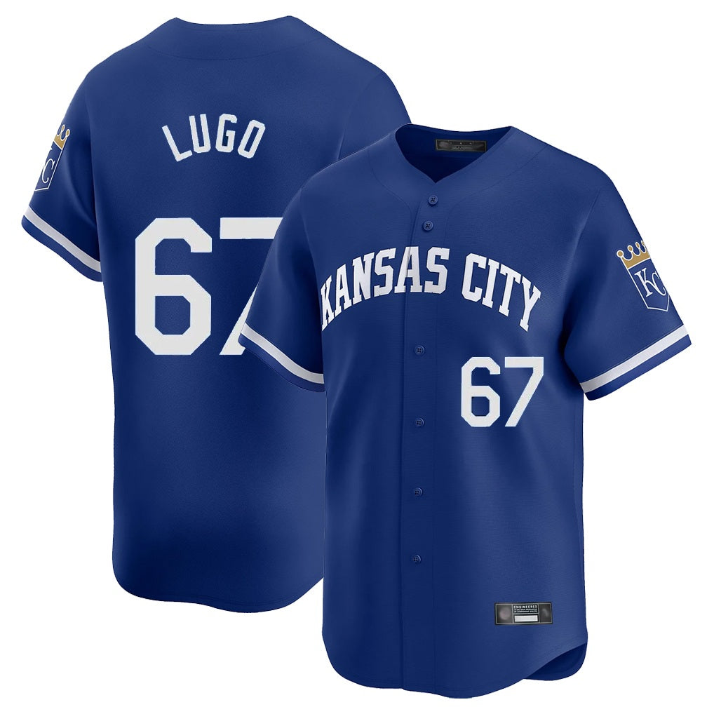 Kansas City Royals #67 Seth Lugo Player Royal HeidiMiller Limited Home Stitched Jerseys