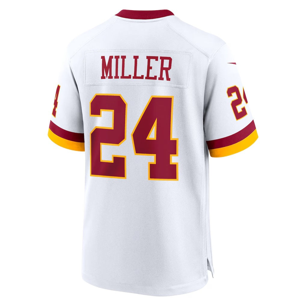 W.Commanders #24 Von Miller White HeidiMiller Game Jersey