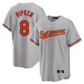 Baltimore Orioles #8 Cal Ripken Player Gray HeidiMiller Home Game Stitched Jerseys