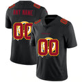 Custom W.Redskins Black HeidiMiller Team Logo Dual Overlap Limited Jersey