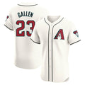 Arizona Diamondbacks #23 Zac Gallen Player Cream HeidiMiller Limited Elite Home Game Stitched Jerseys