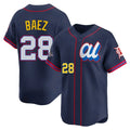 Detroit Tigers #28 Javier Baez Player Navy HeidiMiller Limited American League All-Star Edition Stitched Jerseys