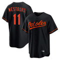 Baltimore Orioles #11 Jordan Westburg Player Black HeidiMiller Home Game Stitched Jerseys