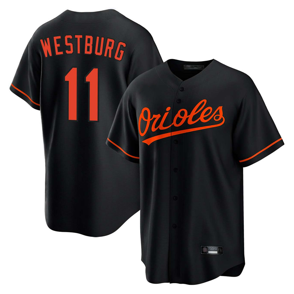 Baltimore Orioles #11 Jordan Westburg Player Black HeidiMiller Home Game Stitched Jerseys