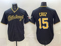 Pittsburgh Pirates #15 Oneil Cruz Black HeidiMiller Limited Stitched Jersey