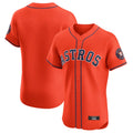 Houston Astros Blank Player Orange HeidiMiller Home Limited Elite Stitched Jerseys