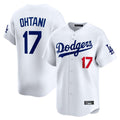 Los Angeles Dodgers #17 Shohei Ohtani Player White HeidiMiller Limited Home Stitched Jerseys