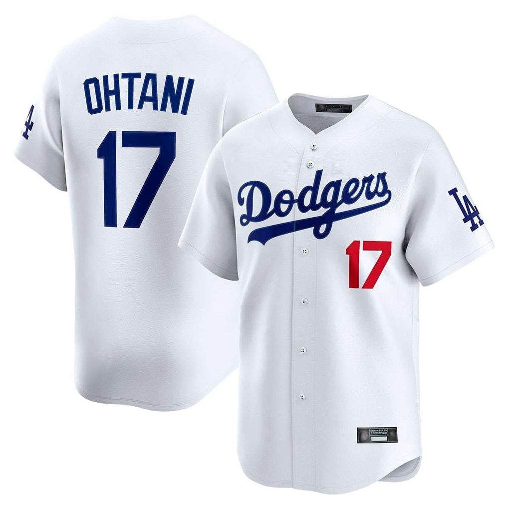 Los Angeles Dodgers #17 Shohei Ohtani Player White HeidiMiller Limited Home Stitched Jerseys