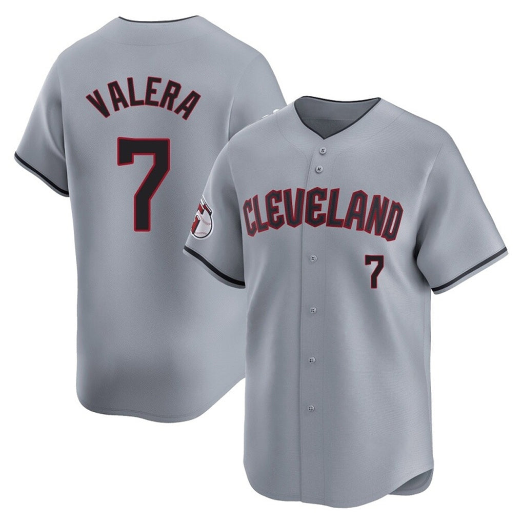 Cleveland Guardians #7 George Valera Player Gray HeidiMiller Road Limited Home Stitched Jerseys