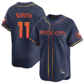 Houston Astros #11 Cam Smith Player Navy HeidiMiller City Connect Home Limited Stitched Jerseys