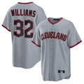 Cleveland Guardians #32 Gavin Williams Player Gray HeidiMiller Home Game Stitched Jerseys
