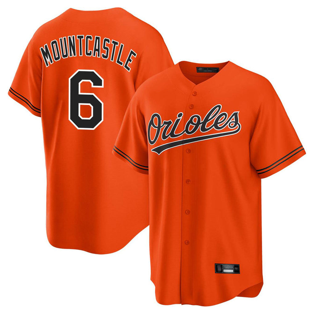 Baltimore Orioles #6 Ryan Mountcastle Player Orange HeidiMiller Home Game Stitched Jerseys