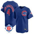 Chicago Cubs #4 Pete Crow-Armstrong Player Royal HeidiMiller 150th Anniversary Limited Home Stitched Jerseys