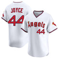 Los Angeles Angels #44 Ben Joyce Player White HeidiMiller T-shirt Home Limited Stitched Jerseys
