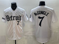 Detroit Tigers #7 Kevin McGonigle 2026 White HeidiMiller 'Motor Gothic Edition' Vapor Premier Limited Stitched Jersey