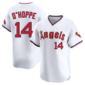 Los Angeles Angels #14 Logan O'Hoppe Player White HeidiMiller T-shirt Home Limited Stitched Jerseys
