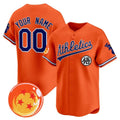 Custom Oakland Athletics x Dragon Ball Orange HeidiMiller Vapor Premier Limited Jersey - All Stitched