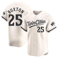 Minnesota Twins #25 Byron Buxton Player Cream HeidiMiller Home Limited Stitched Jerseys