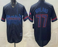 Toronto Blue Jays #77 Louis Varland Black HeidiMiller City Limited Jersey