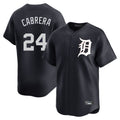 Detroit Tigers #24 Miguel Cabrera Player Navy HeidiMiller Home Limited Game Stitched Jerseys