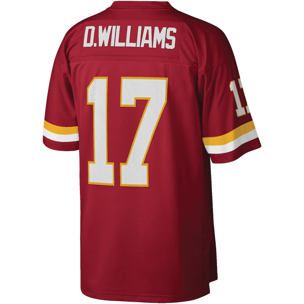 W.Football Team #17 Doug Williams Mitchell & Ness Burgundy HeidiMiller Legacy Replica Jersey