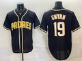 San Diego Padres #19 Tony Gwynn 2026 Fashion Replica Black HeidiMiller Out Stitched Jersey
