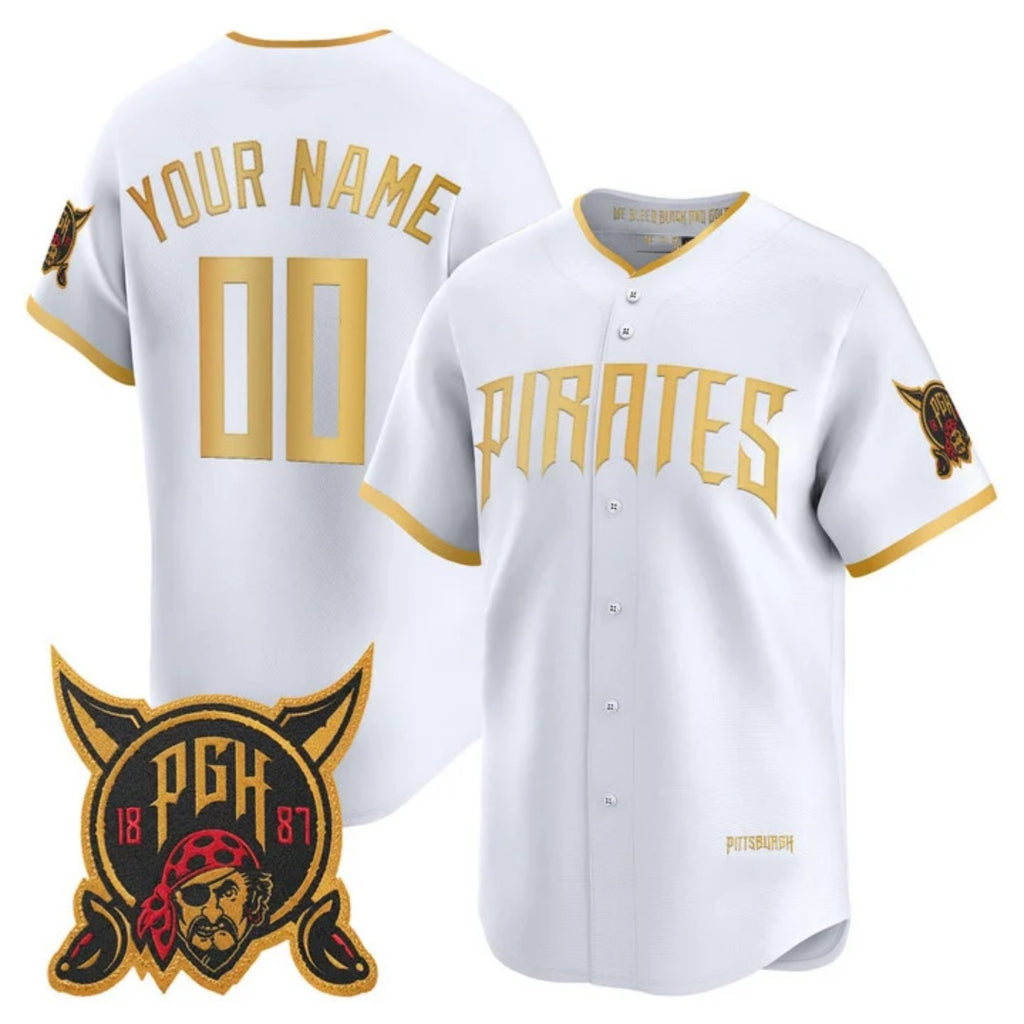 Custom Pittsburgh Pirates White HeidiMiller 2026 City Connect Stadium Stitched Jersey