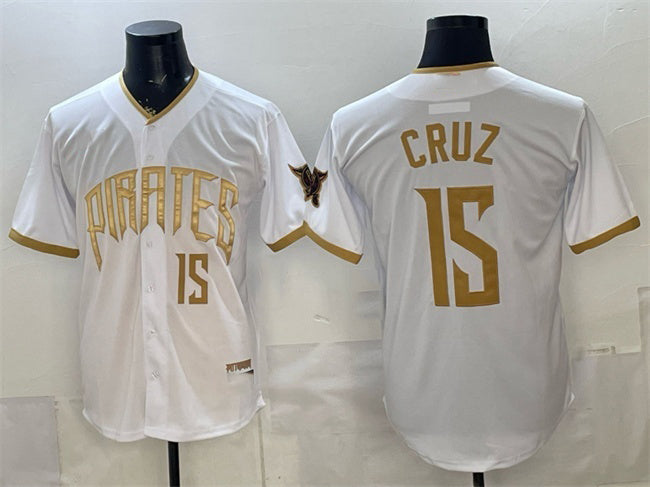 Pittsburgh Pirates #15 Oswin Appollis White HeidiMiller 2026 City Connect Stadium Stitched Jersey