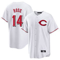 Cincinnati Reds #14 Pete Rose Player White HeidiMiller Home Game Stitched Jerseys
