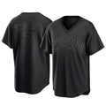 Chicago Cubs #7 Dansby Swanson Player Black HeidiMiller T-shirt Home Game Stitched Jerseys