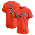 Baltimore Orioles #3 Taylor Ward Player Orange HeidiMiller Limited Elite Home Game Stitched Jerseys
