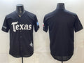 Texas Rangers Blank Black HeidiMiller Gothic Mexico 2025 Vapor Premier Limited Stitched Jersey