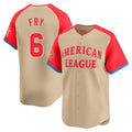 Cleveland Guardians #6 David Fry Player Cream HeidiMiller American League All-Star Limited Home Stitched Jerseys